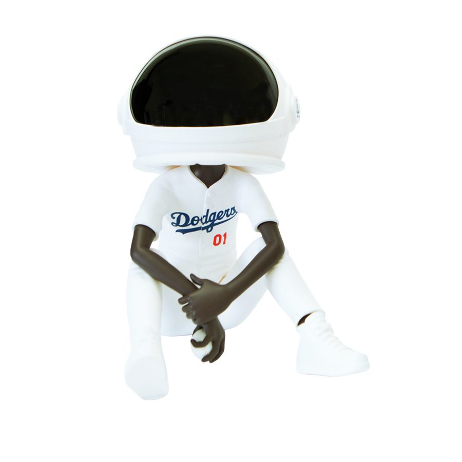 Dodgers Dreamgazer.01 collectible sculpture by Micah Johnson